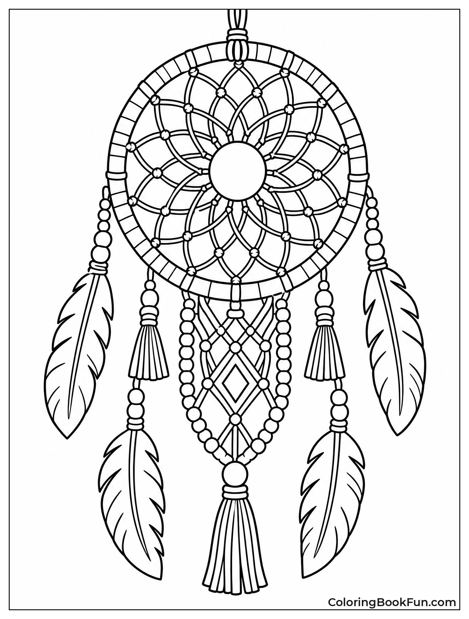 Macrame Knots and Tassels Hang
