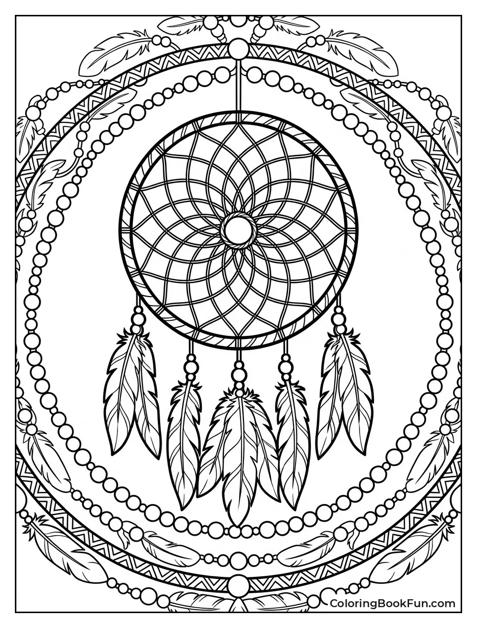 Ornate Border Frames Dreamcatcher