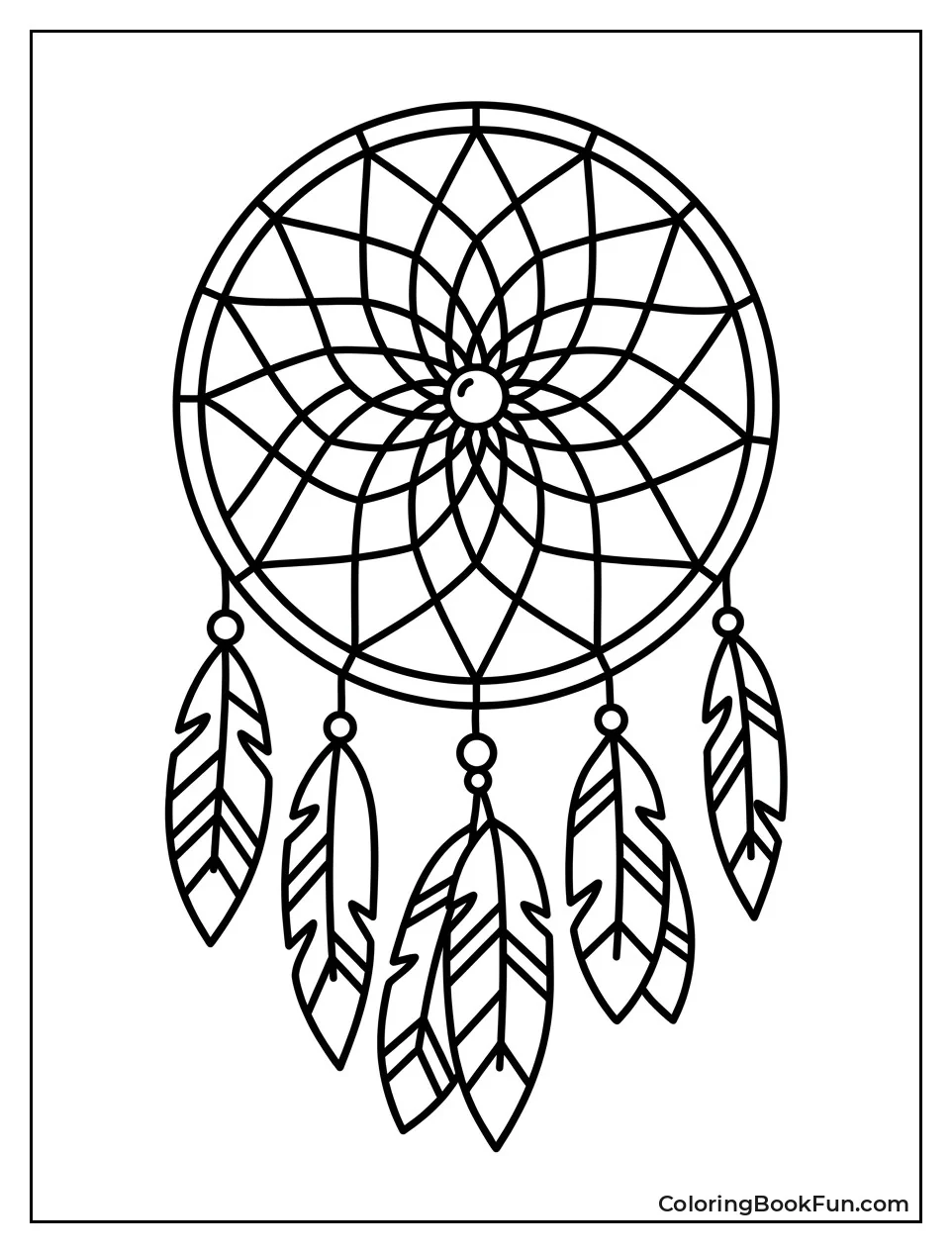 Feathers Radiate in Perfect Balance