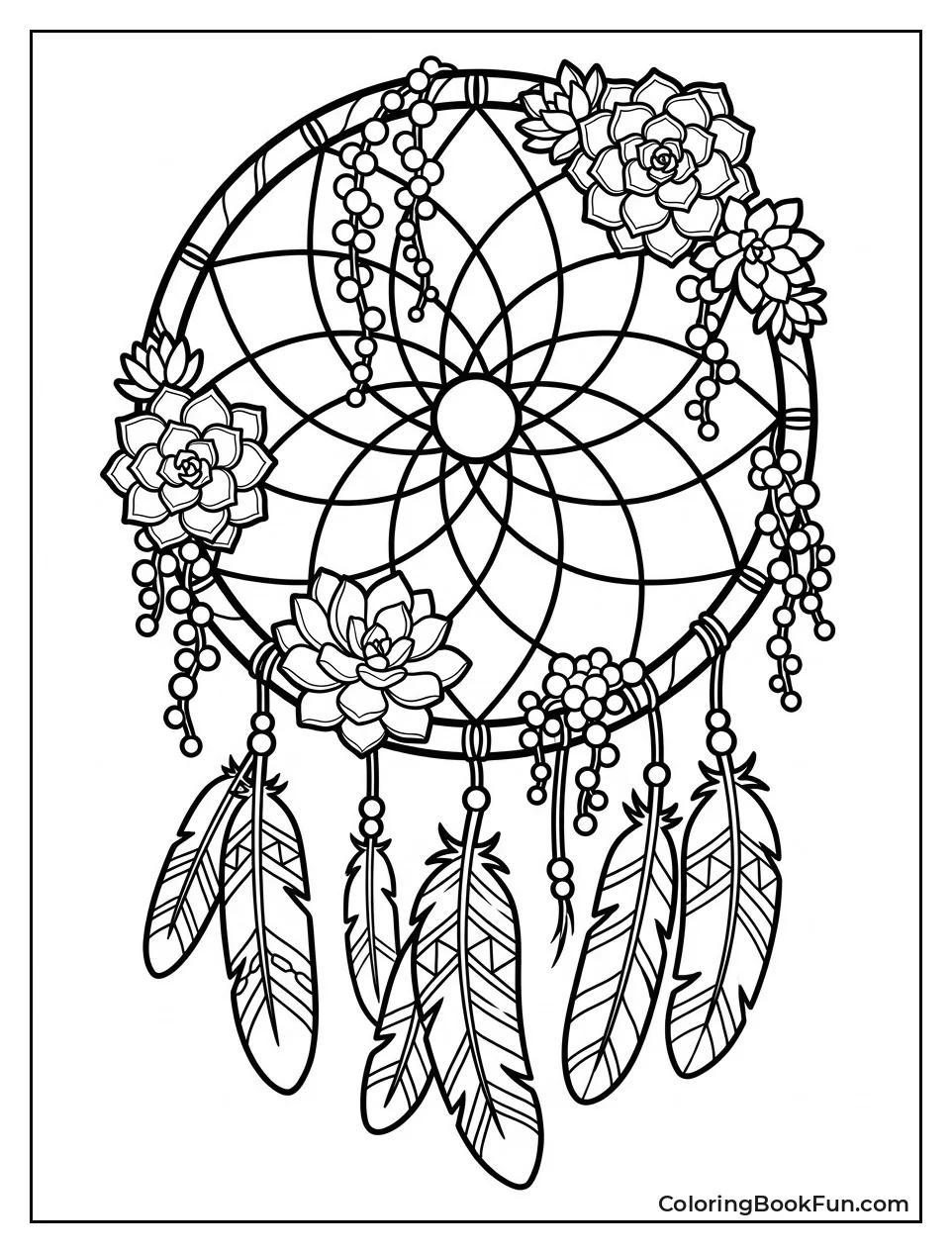 Succulents Grow Around the Hoop