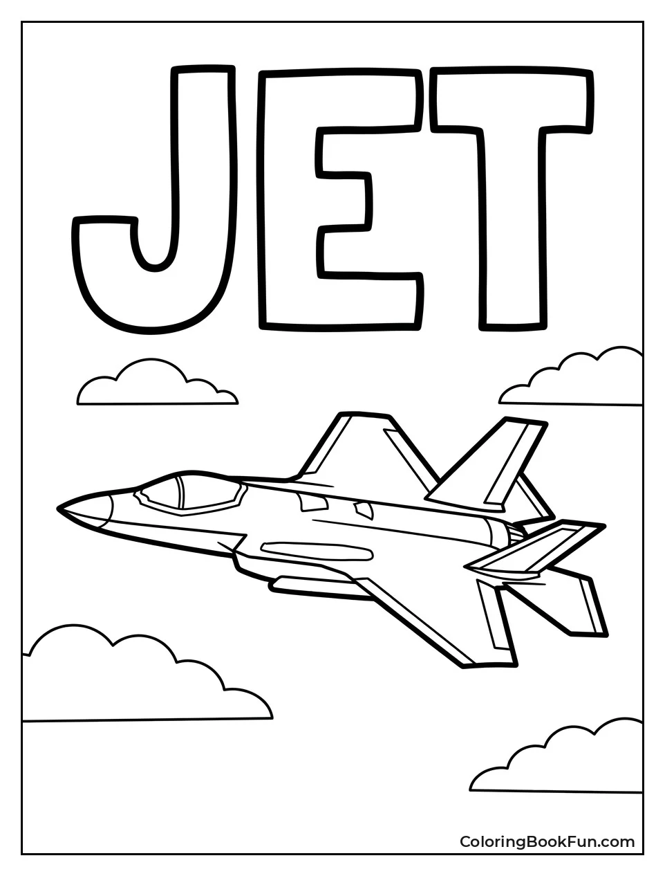 Side View of Jet in Sky