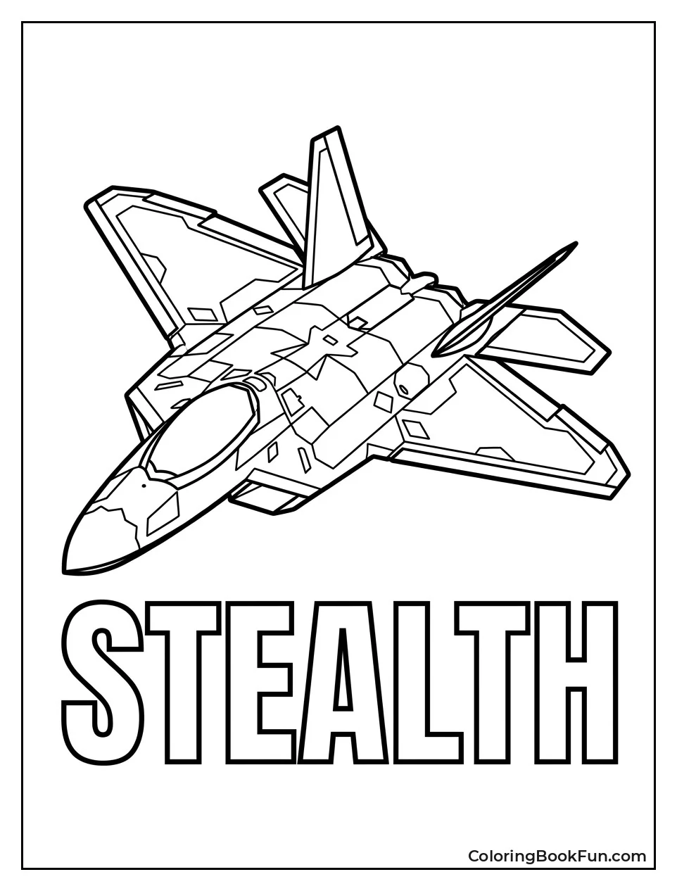 Sharp Stealth Jet in Sky