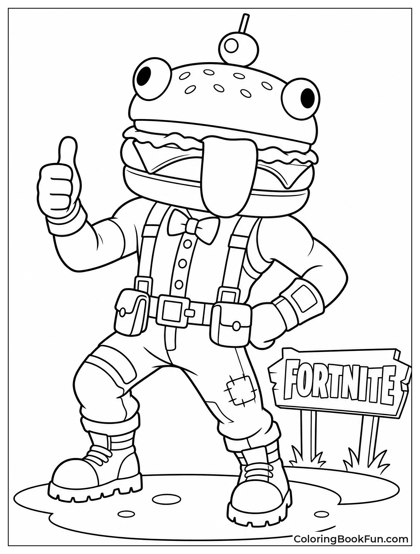 Durr Burger Doing a Dance