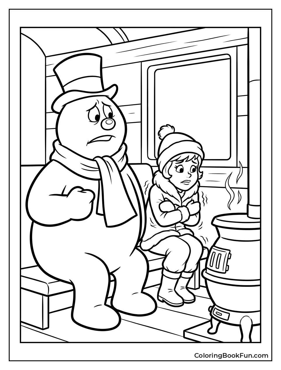 Frosty Worries About Shivering Karen