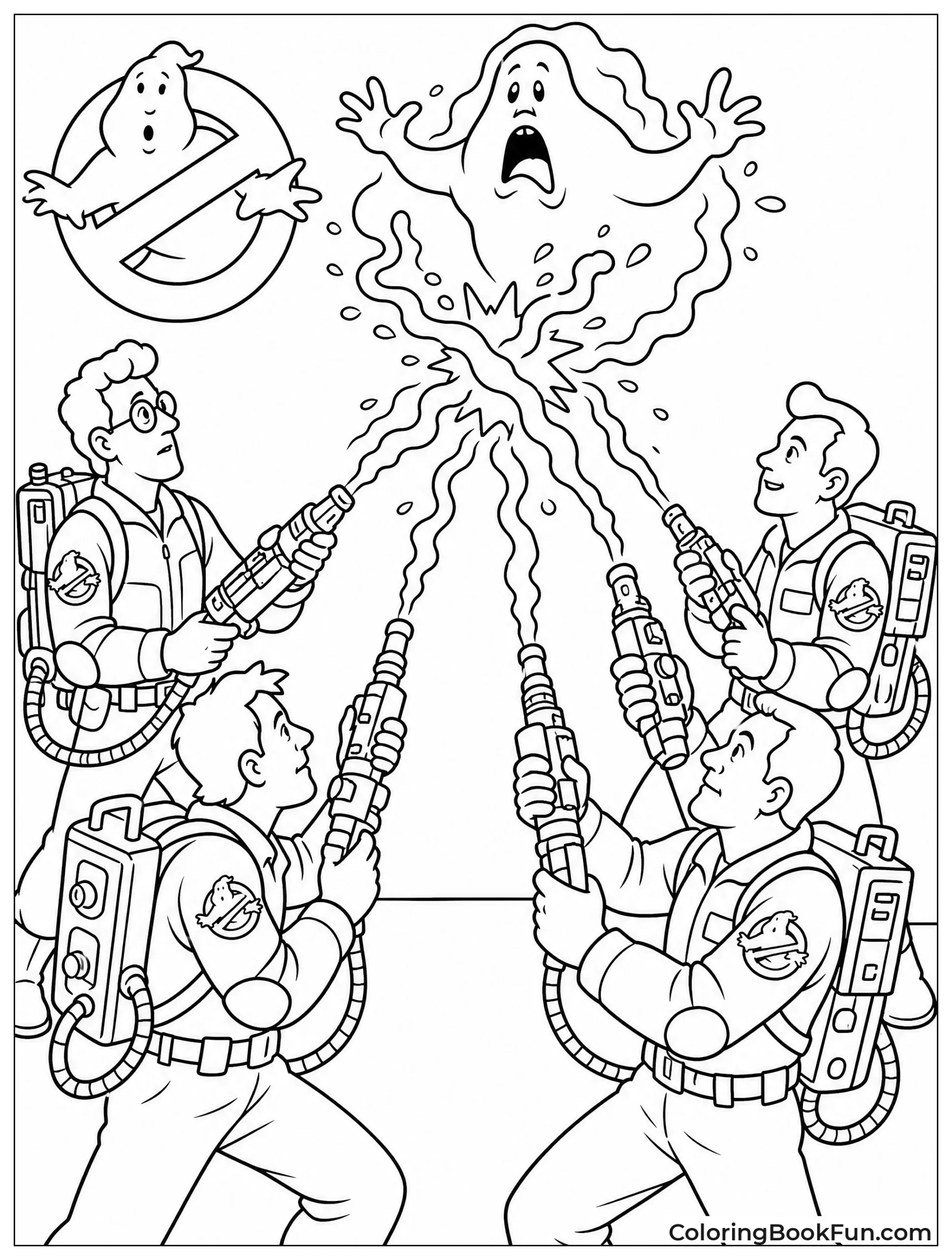 Team Crossing Proton Streams to Catch Ghost