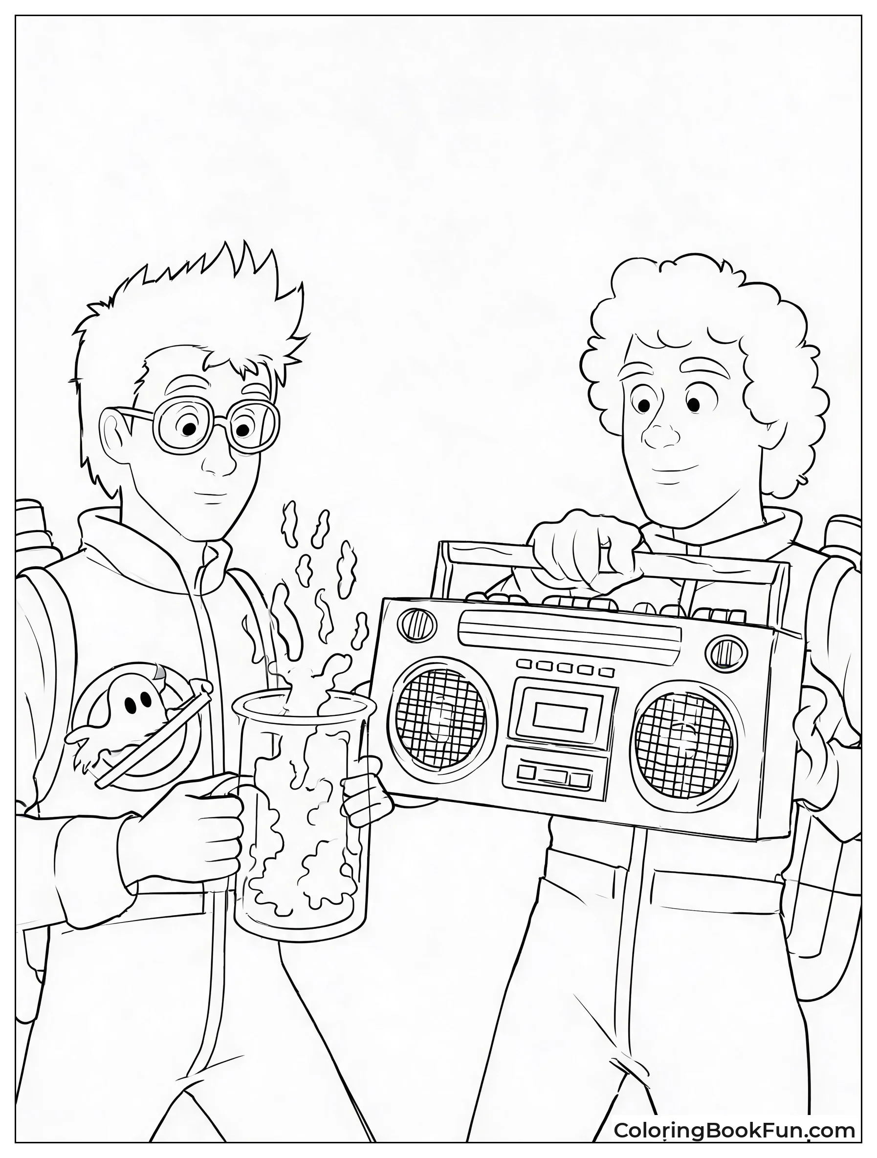 Ray and Egon Testing Mood Slime