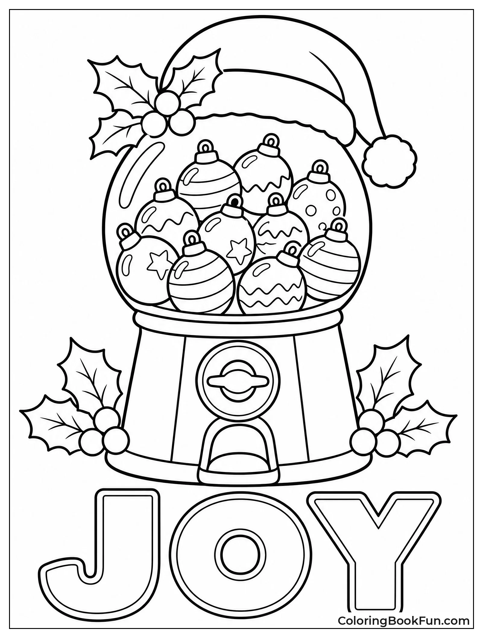 Ornaments Fill Christmas Machine