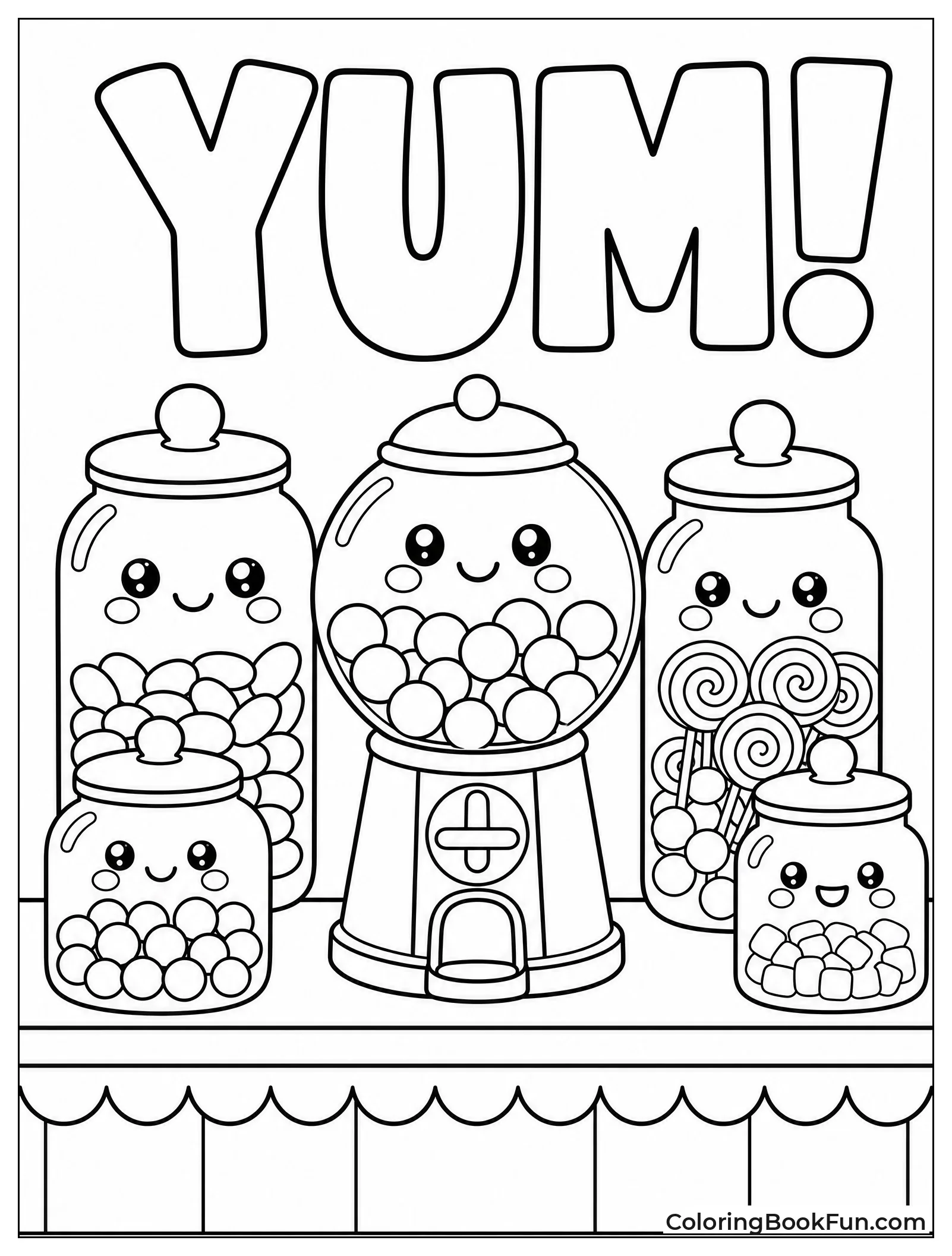 Tiny Machines Sit in Candy Shop