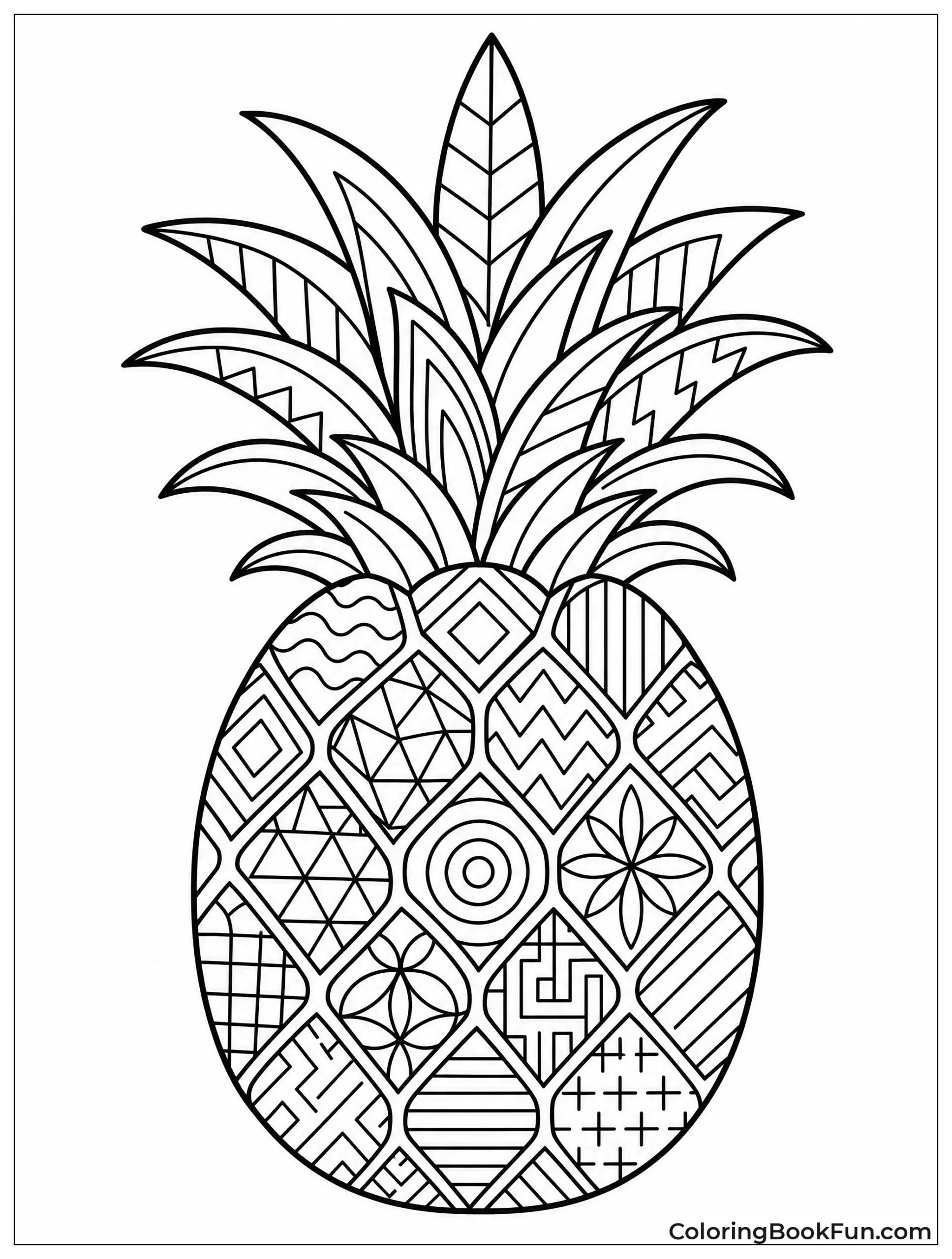 Pineapple Filled with Patterns