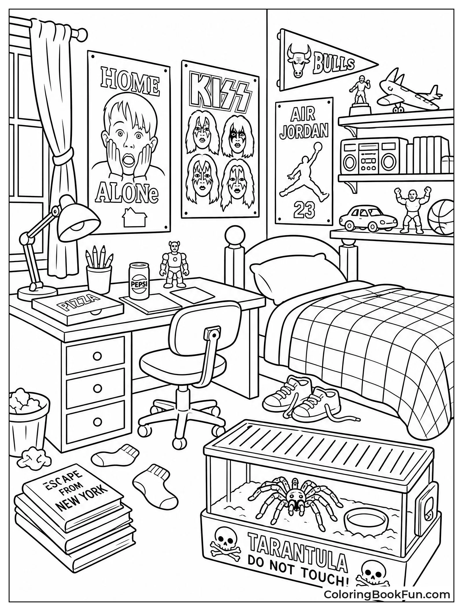 Buzz's Room Stays Messy with Toys