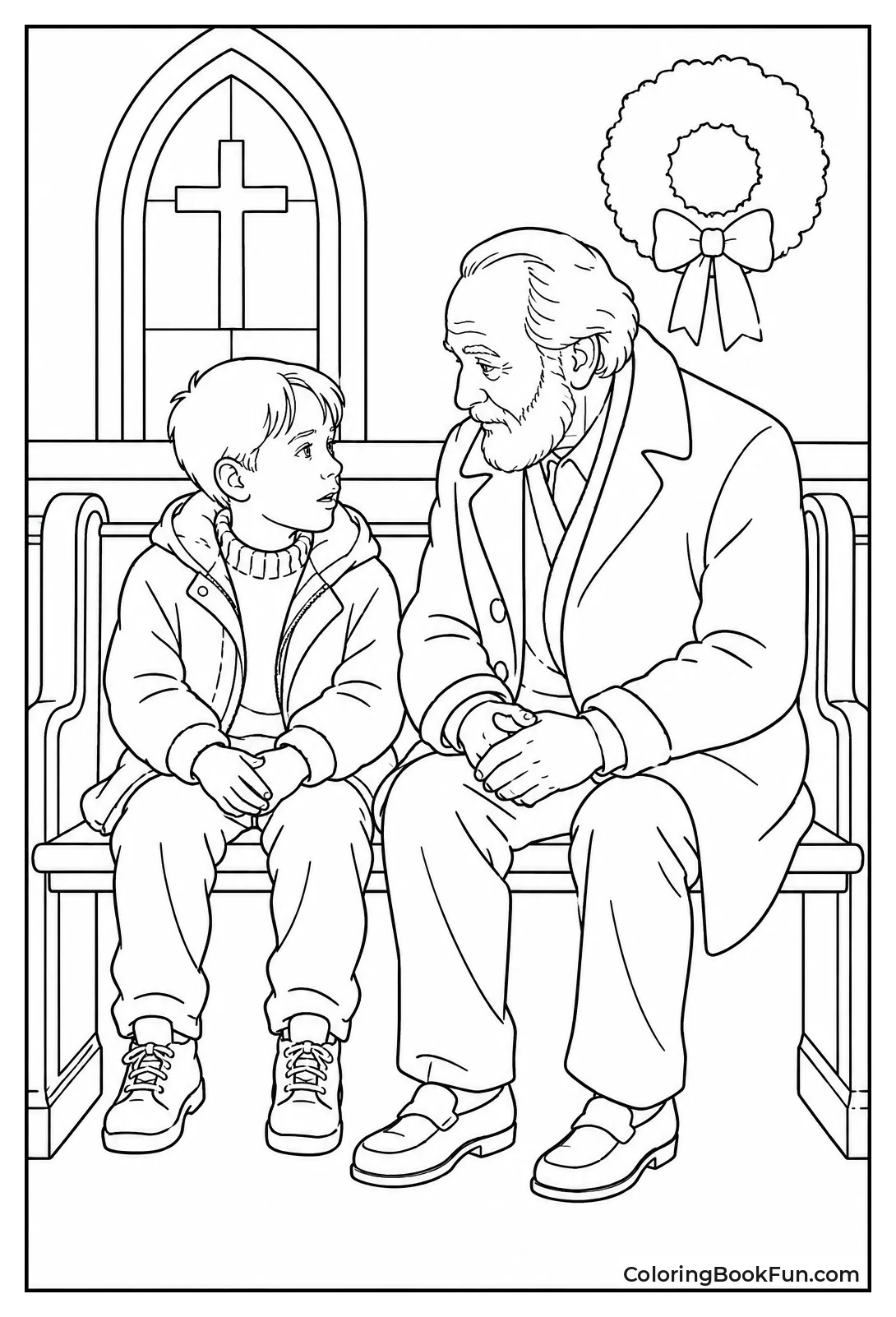 Kevin Talks with Old Man Marley