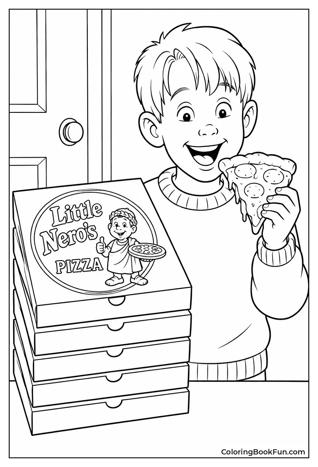 Kevin Eats Pizza from Little Nero's