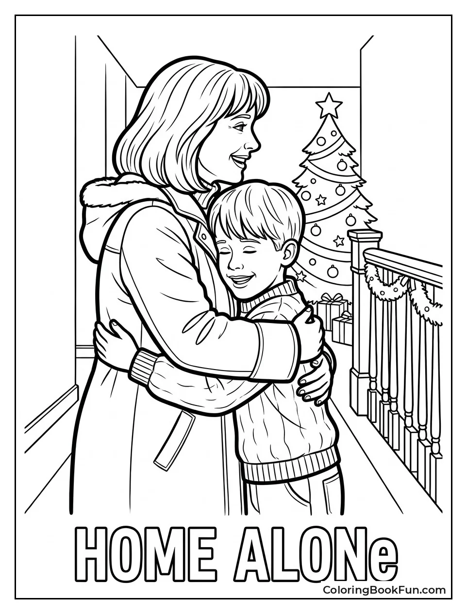 Mom Gives Kevin Big Hug