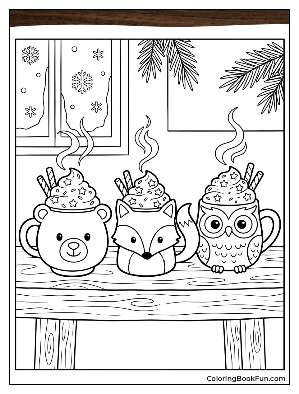 Animal Shaped Mugs with Toppings