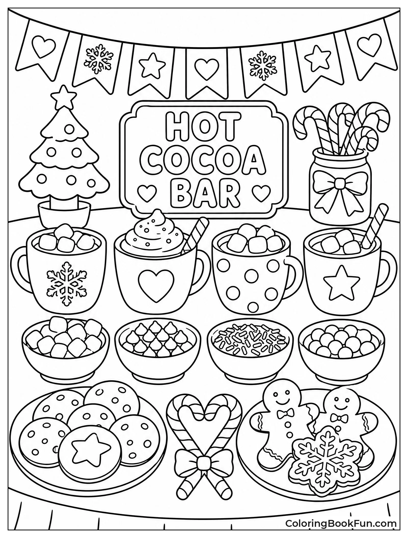 Party Table Full of Cocoa