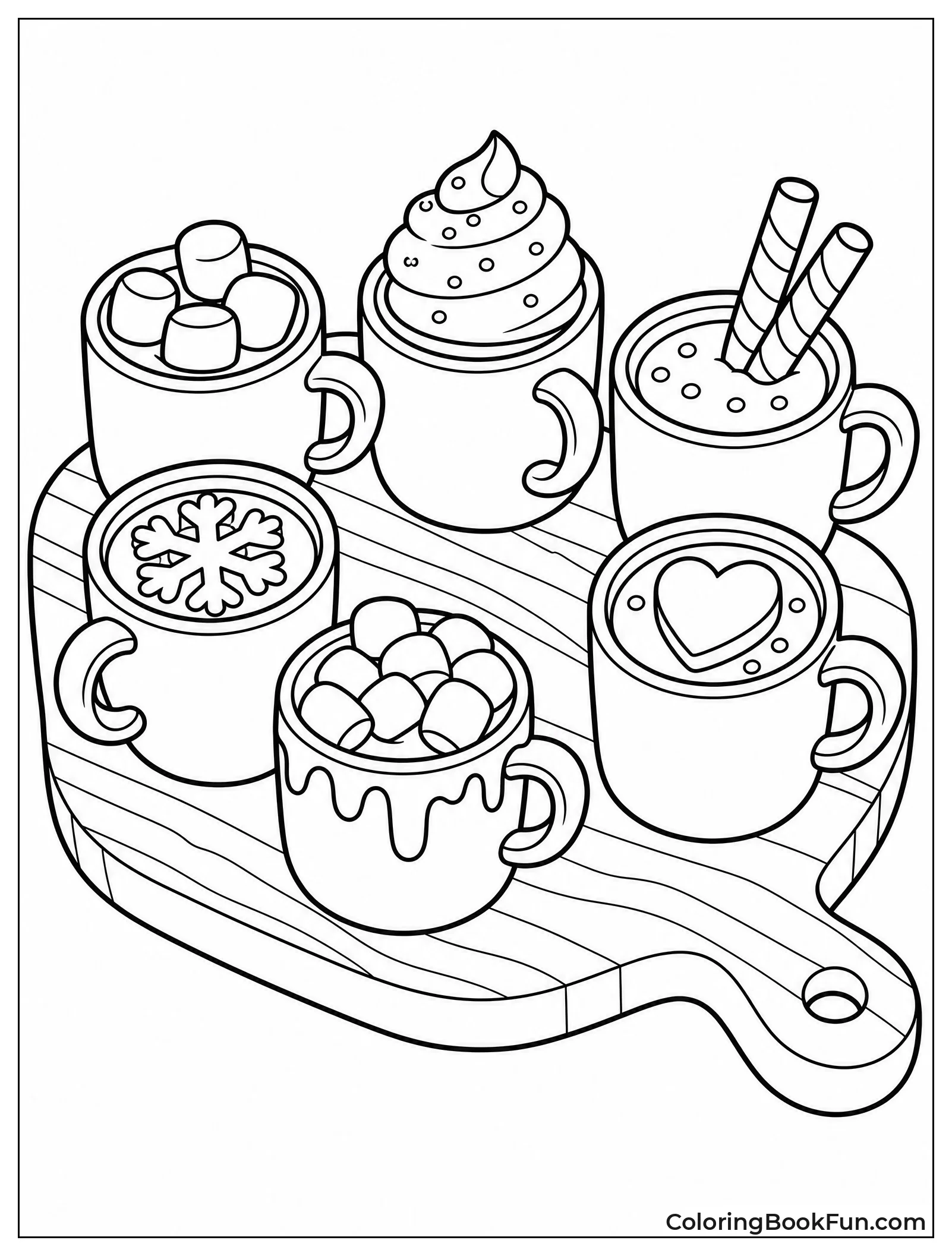 Tiny Mugs of Cocoa Flight