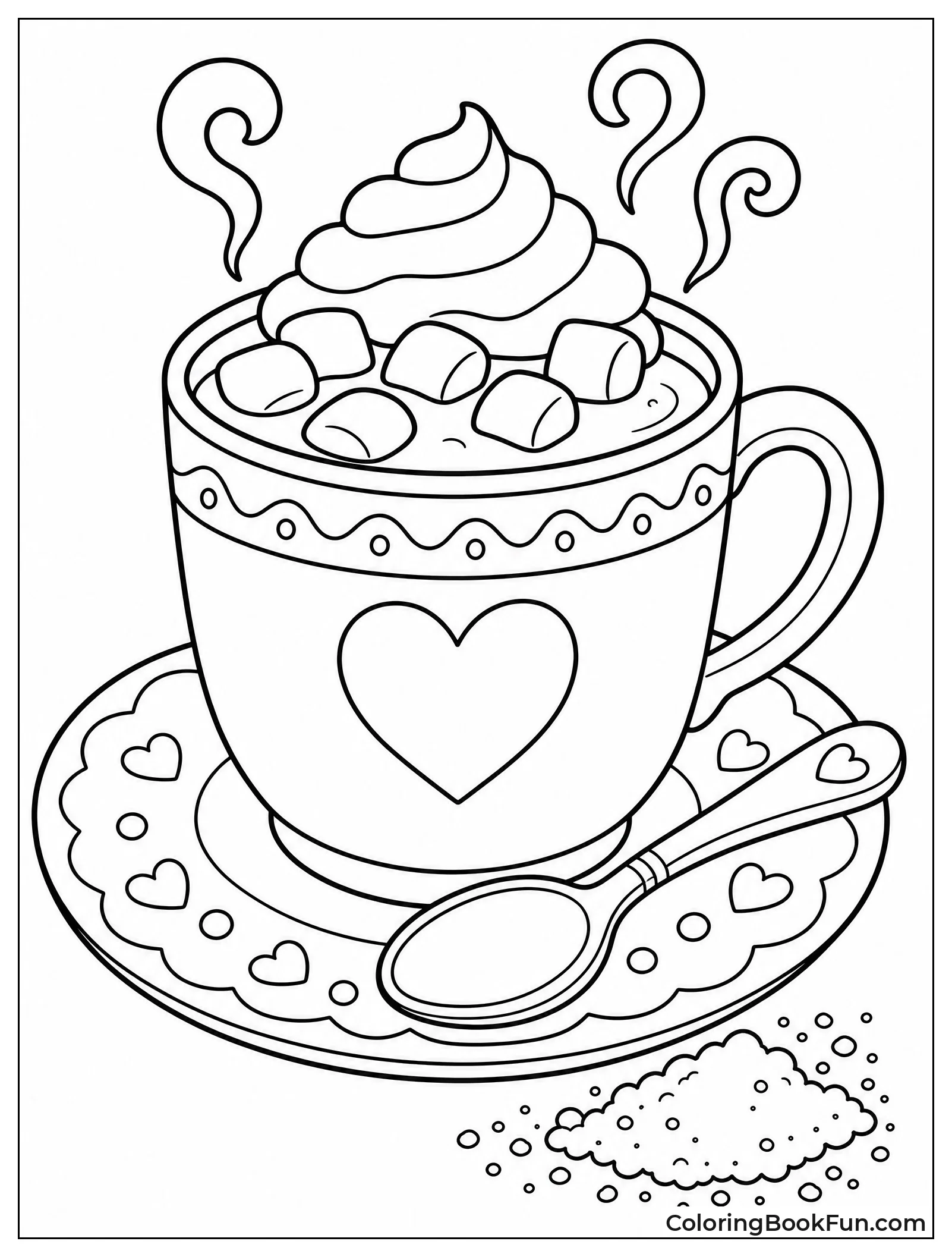 Mug Resting on Saucer