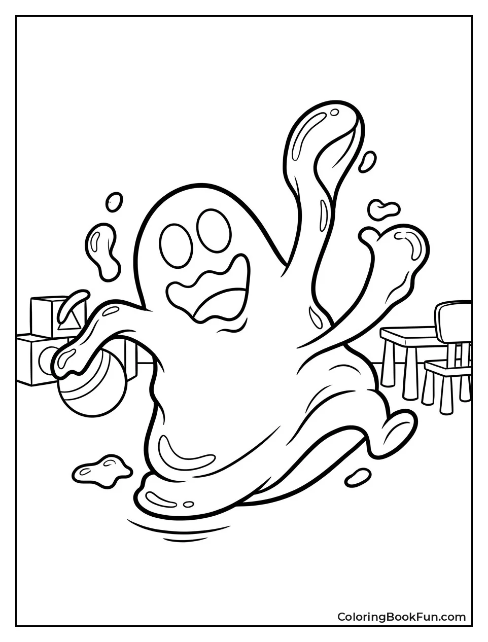 Blobby Bouncing in Silly Shapes