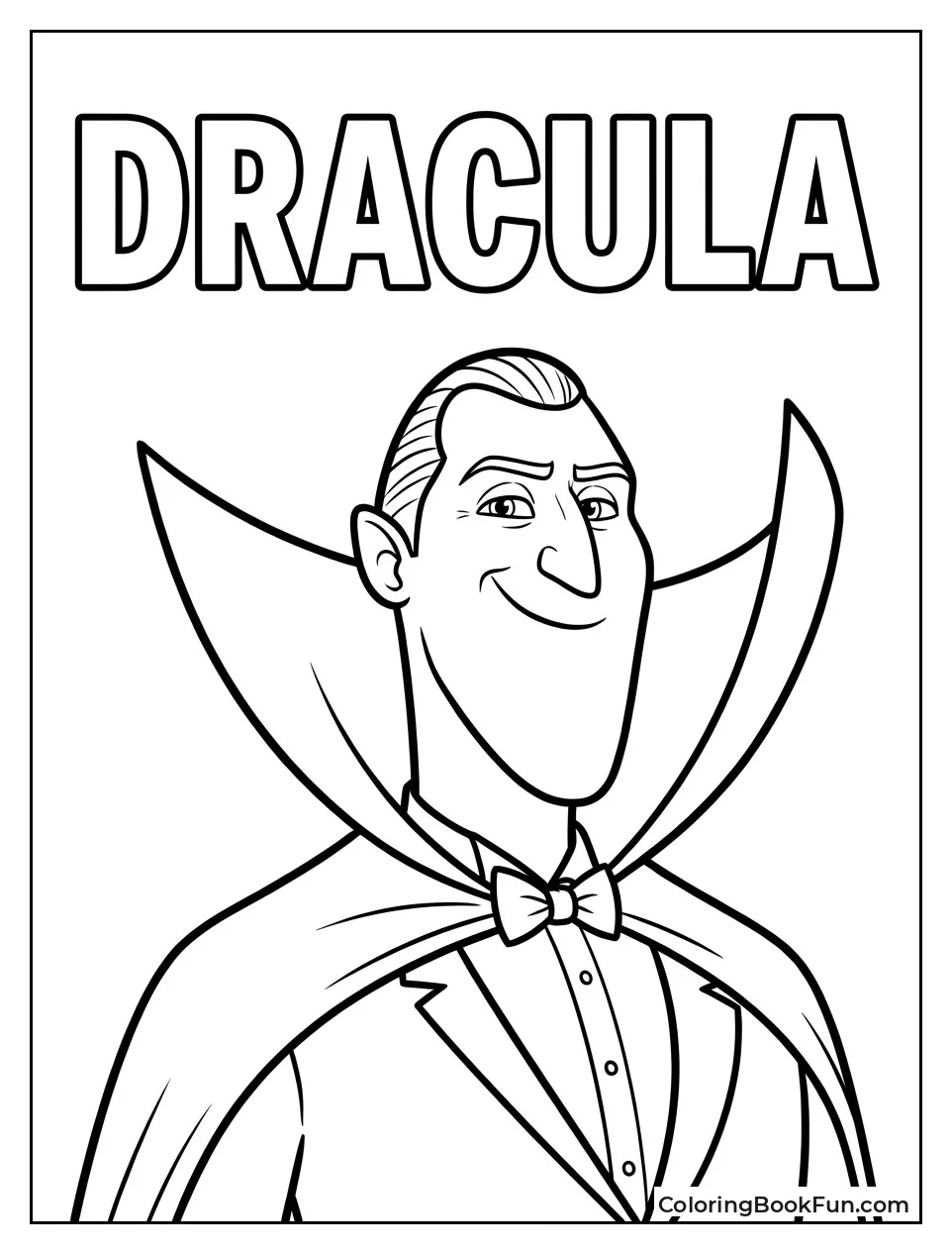 Dracula in Regal Portrait Pose