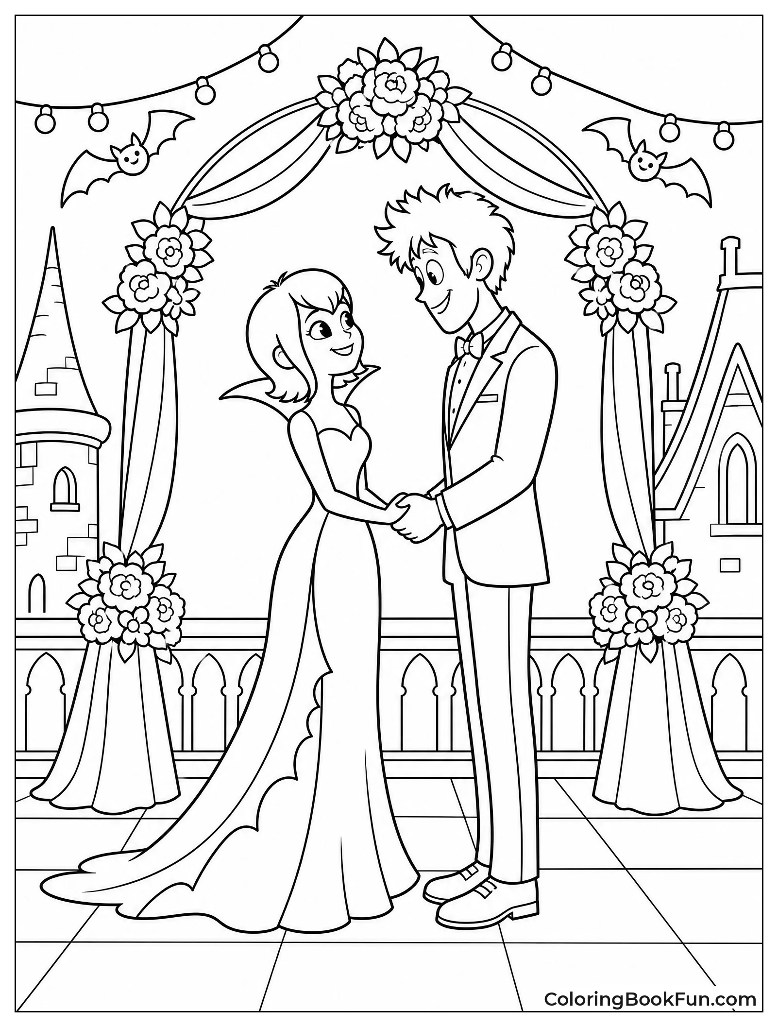 Mavis and Johnny at Wedding