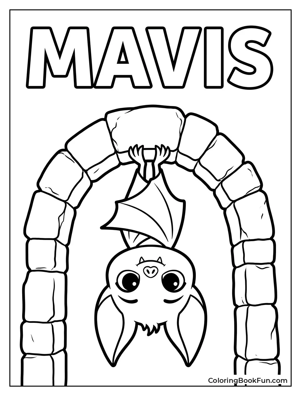 Mavis Hanging as Cute Bat