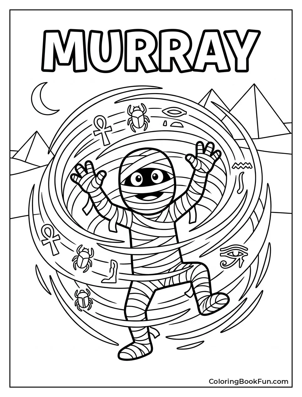 Murray Summoning Sandstorm with Hieroglyphs