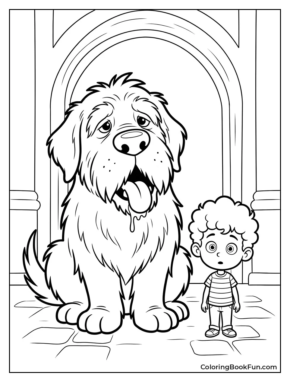 Giant Tinkles Sitting by Dennis