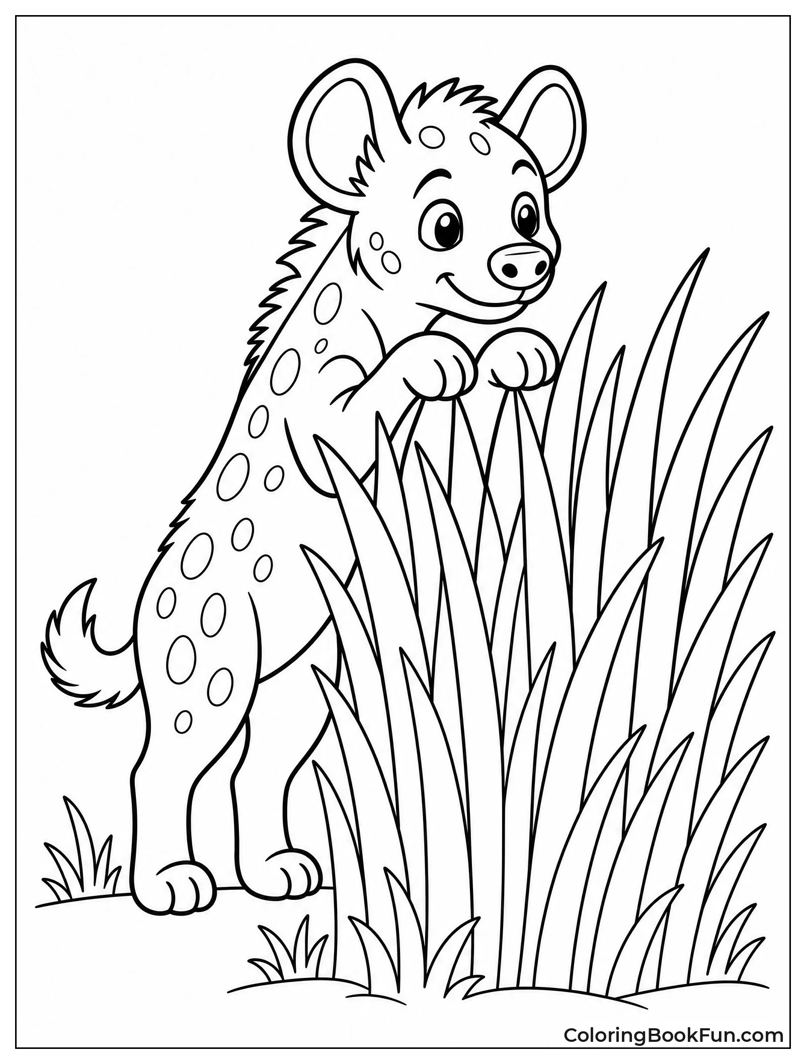 Cub Standing on Hind Legs