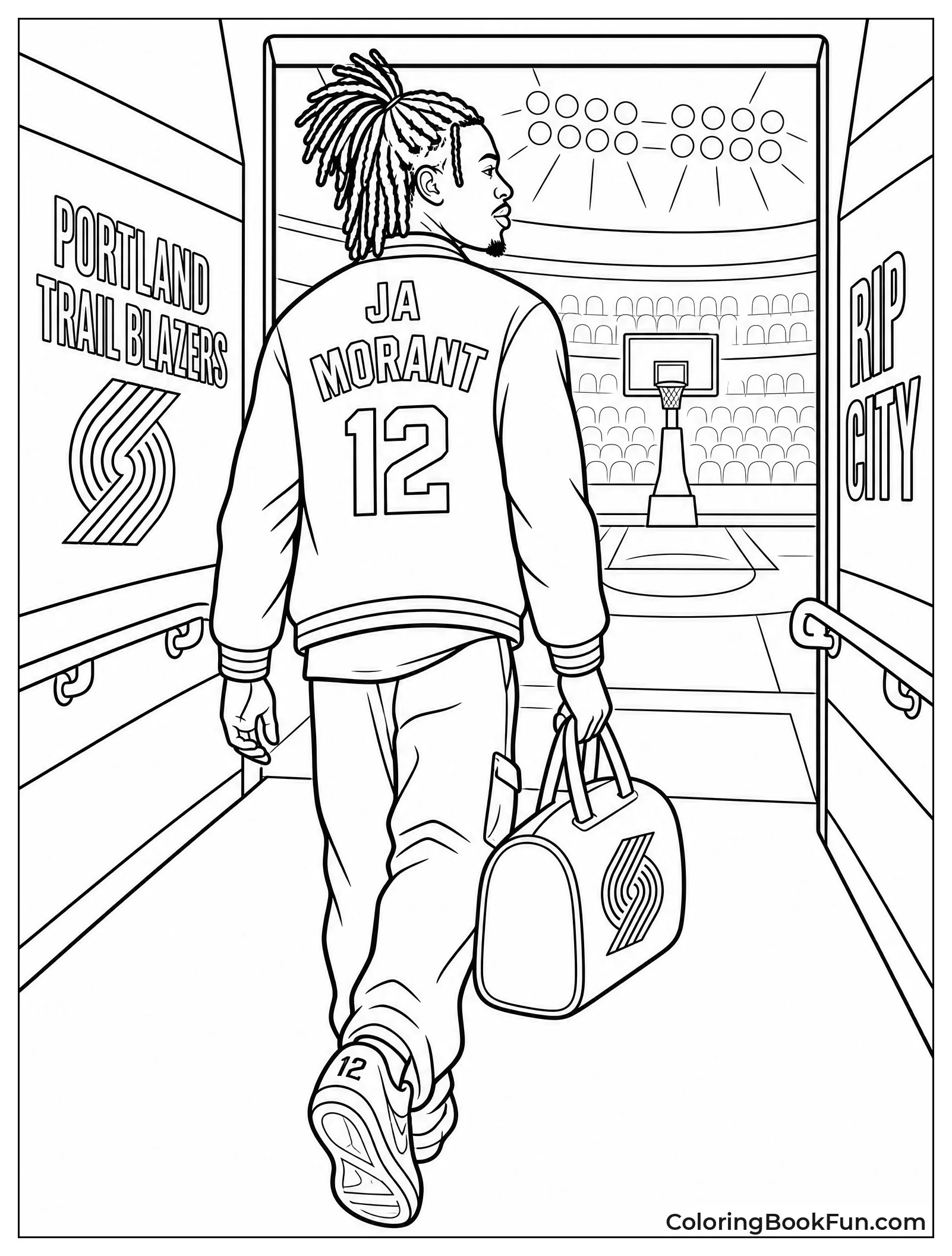 Ja Walking Through Arena Tunnel