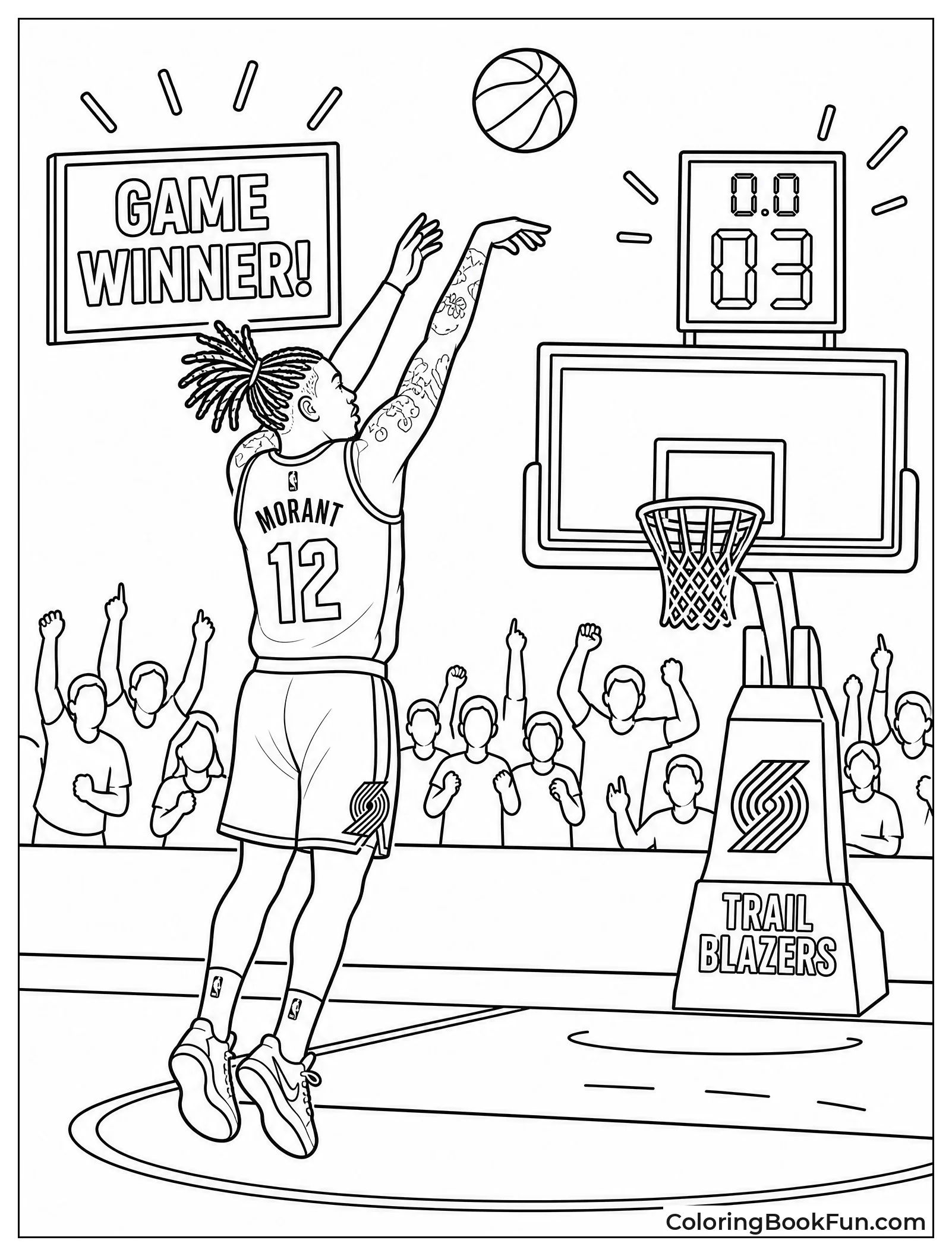 Ja Shooting Game-winning Three-pointer