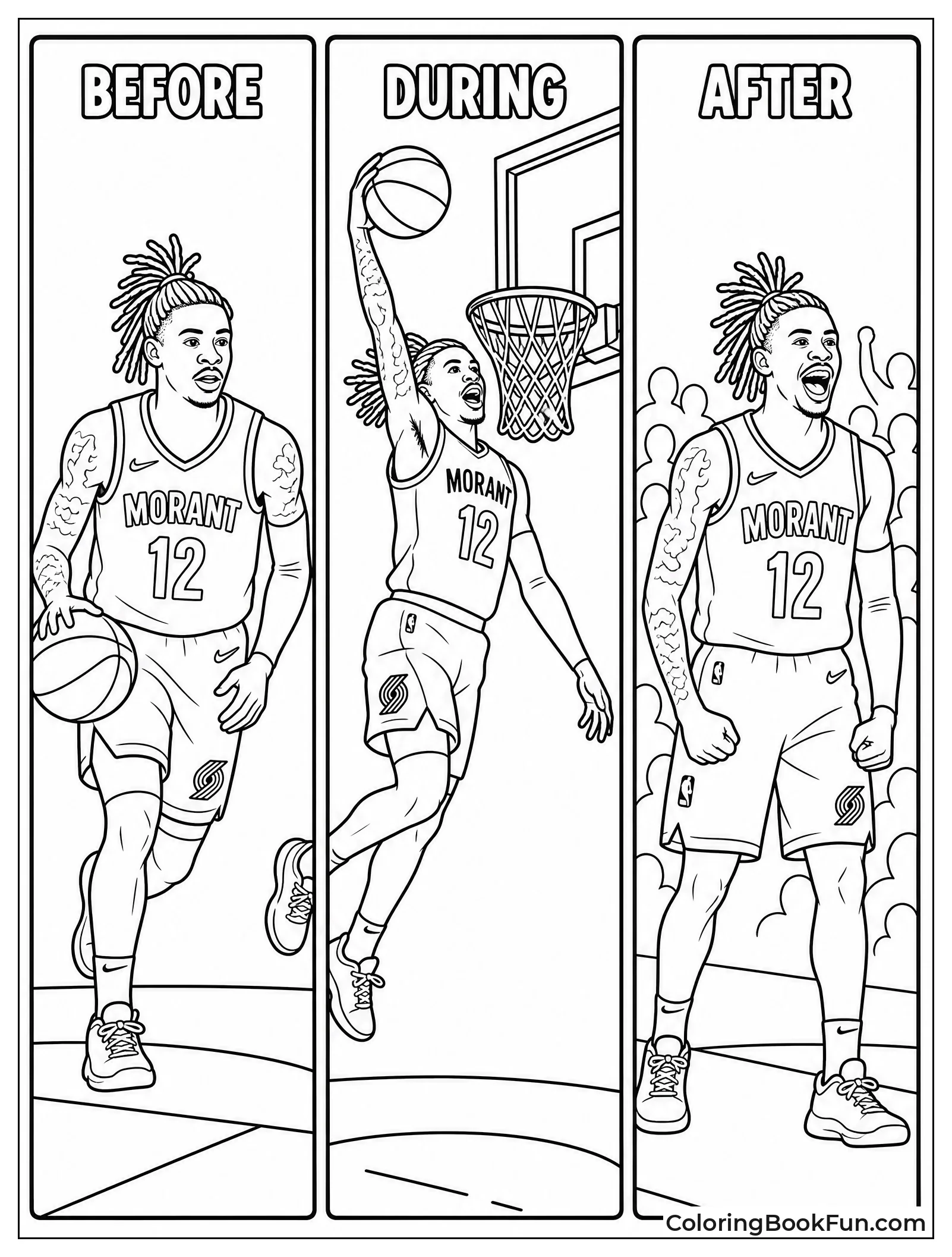 Three Panels of Big Dunk