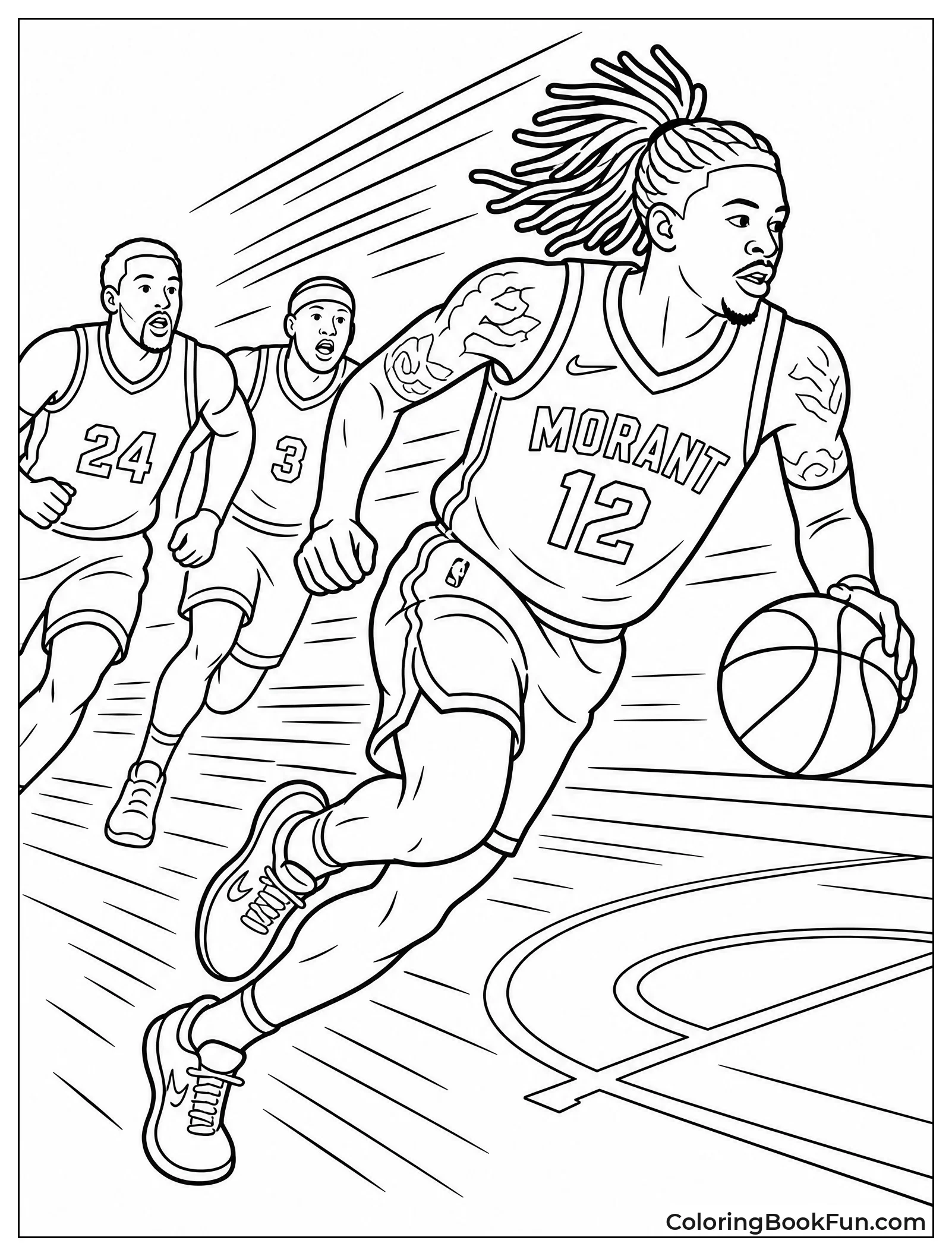 Ja Sprinting on Fast Break