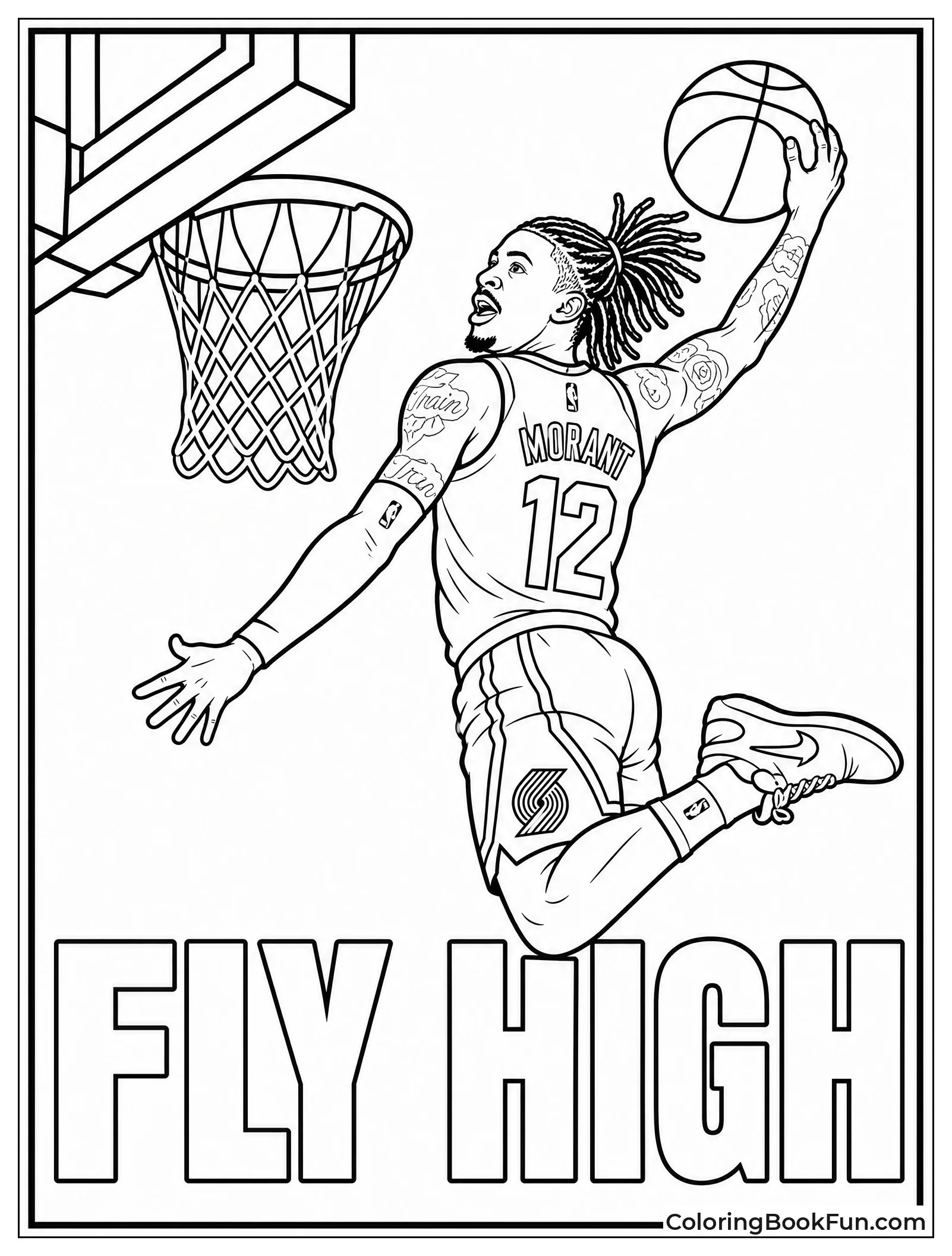 Ja Flying High for Dunk