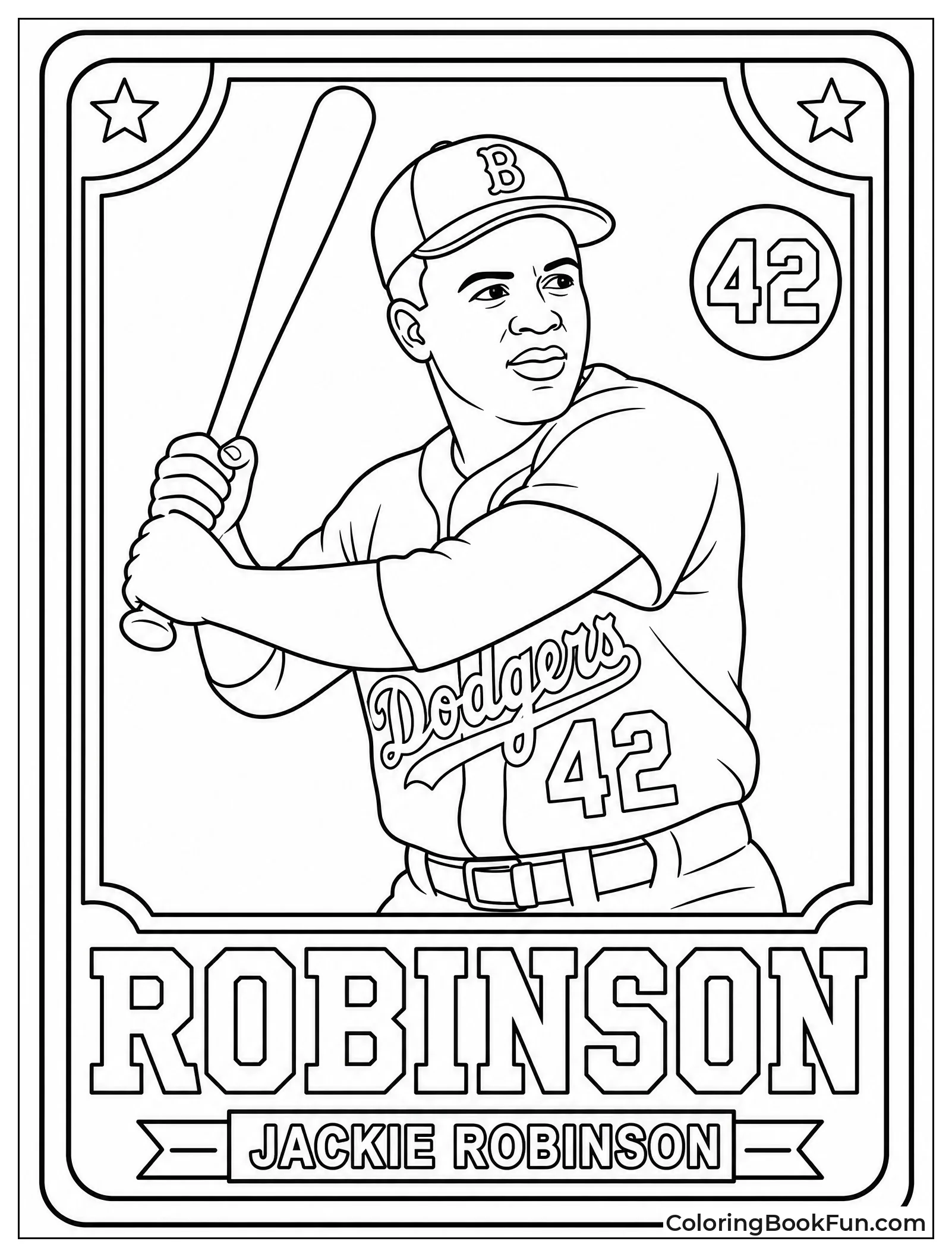Vintage 1947 Jackie Robinson Card