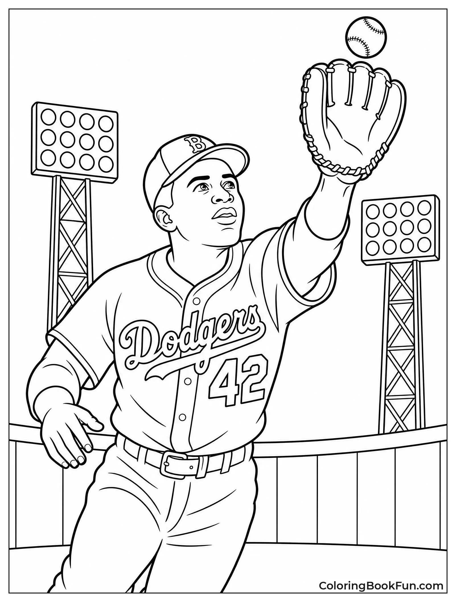Jackie Tracking a Fly Ball