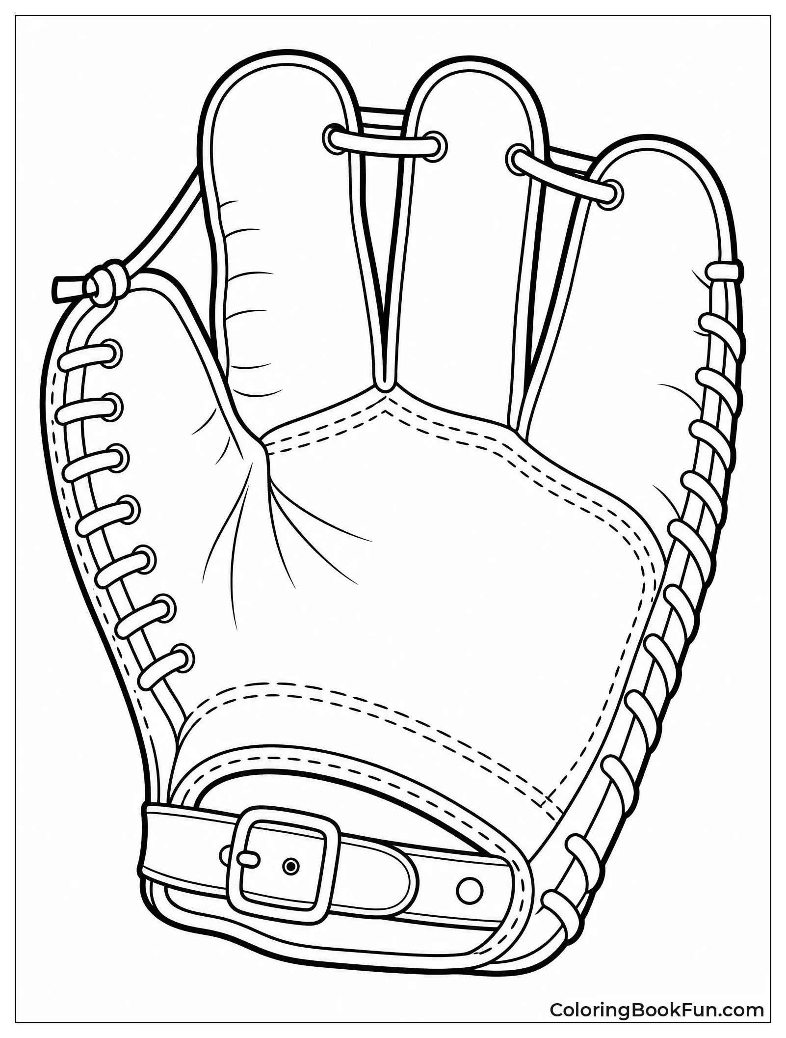 Detailed Vintage Fielder Glove