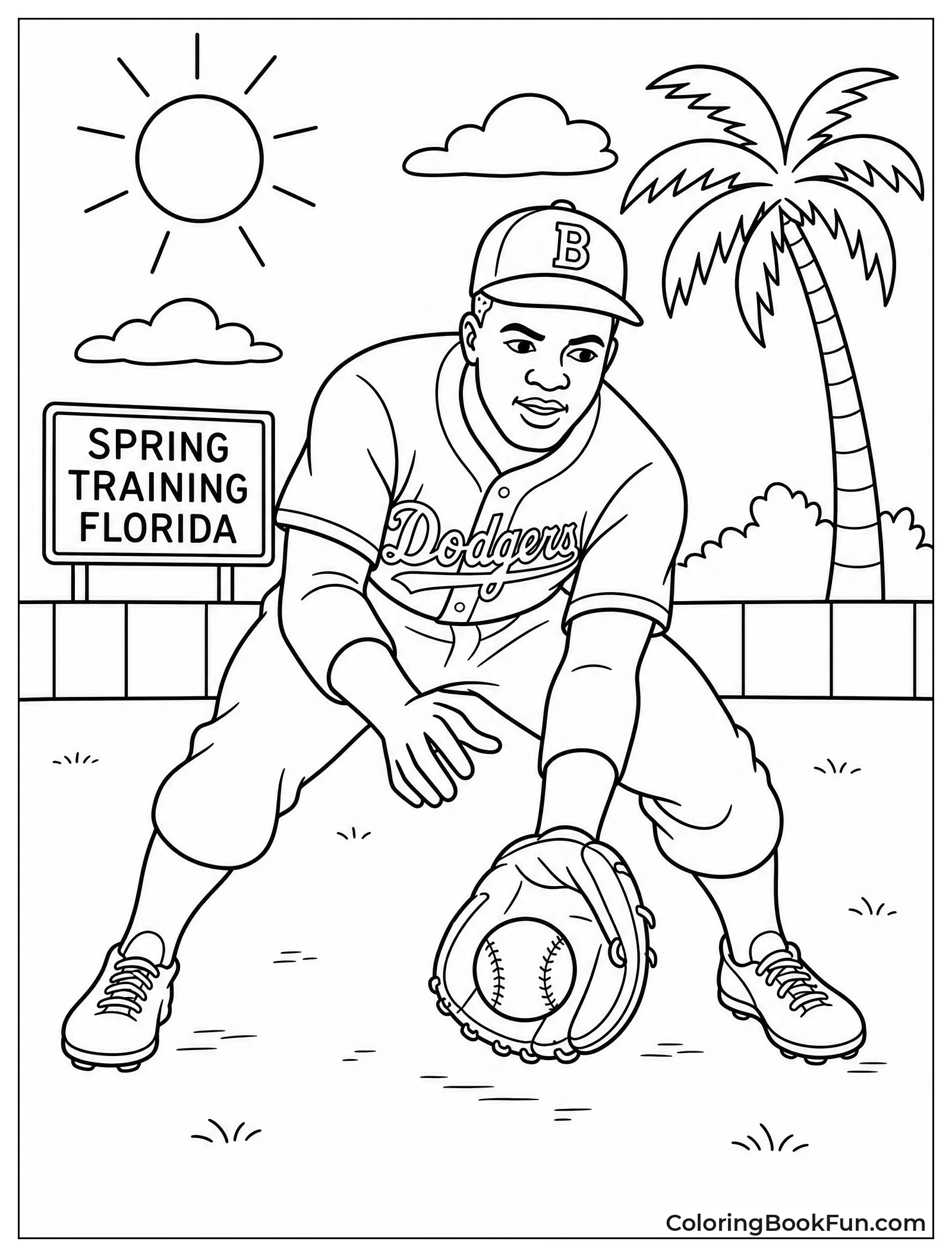 Fielding Ground Balls in Spring Training