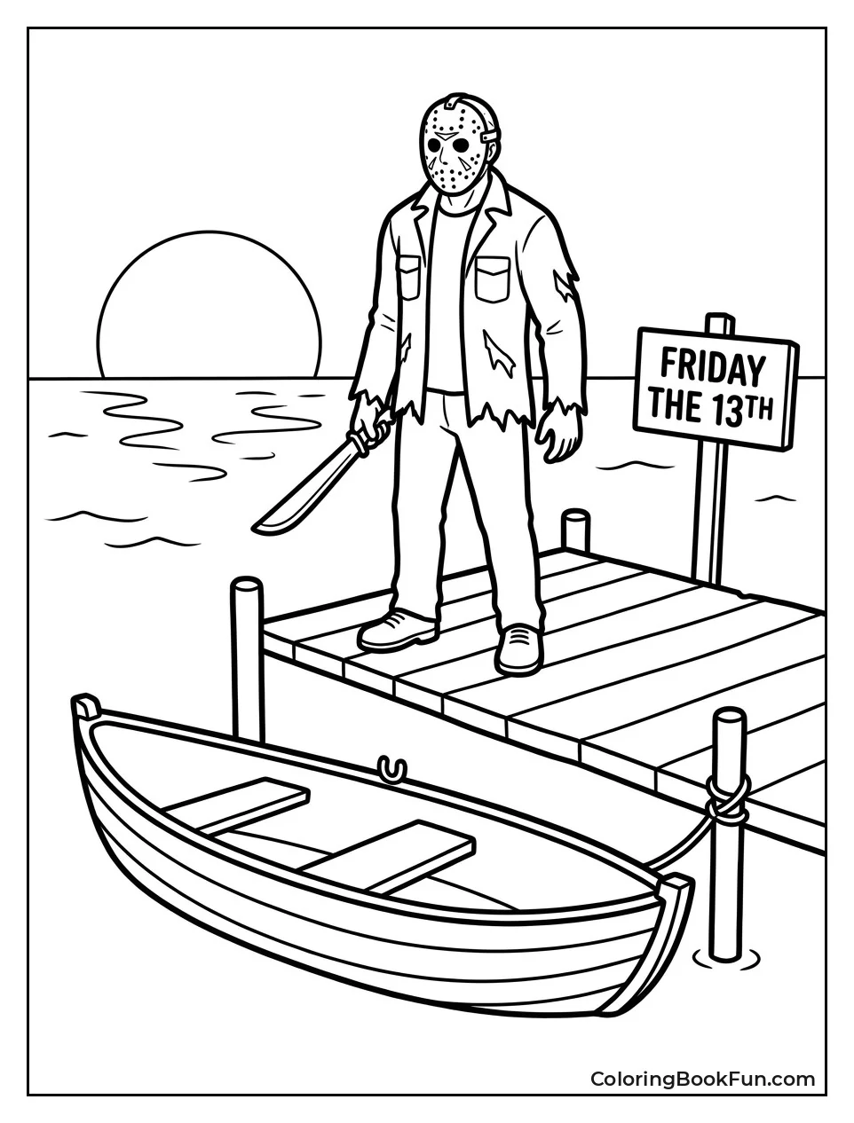 Jason Standing on the Dock at Sunset