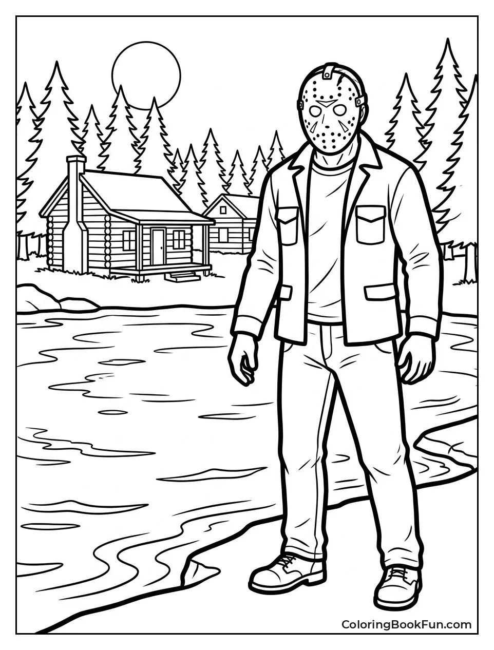 Jason Standing by Crystal Lake
