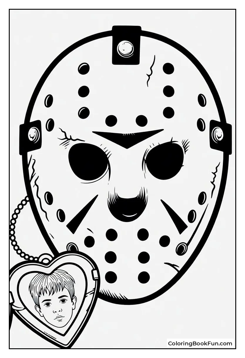 Heart Locket with Young Jason Picture