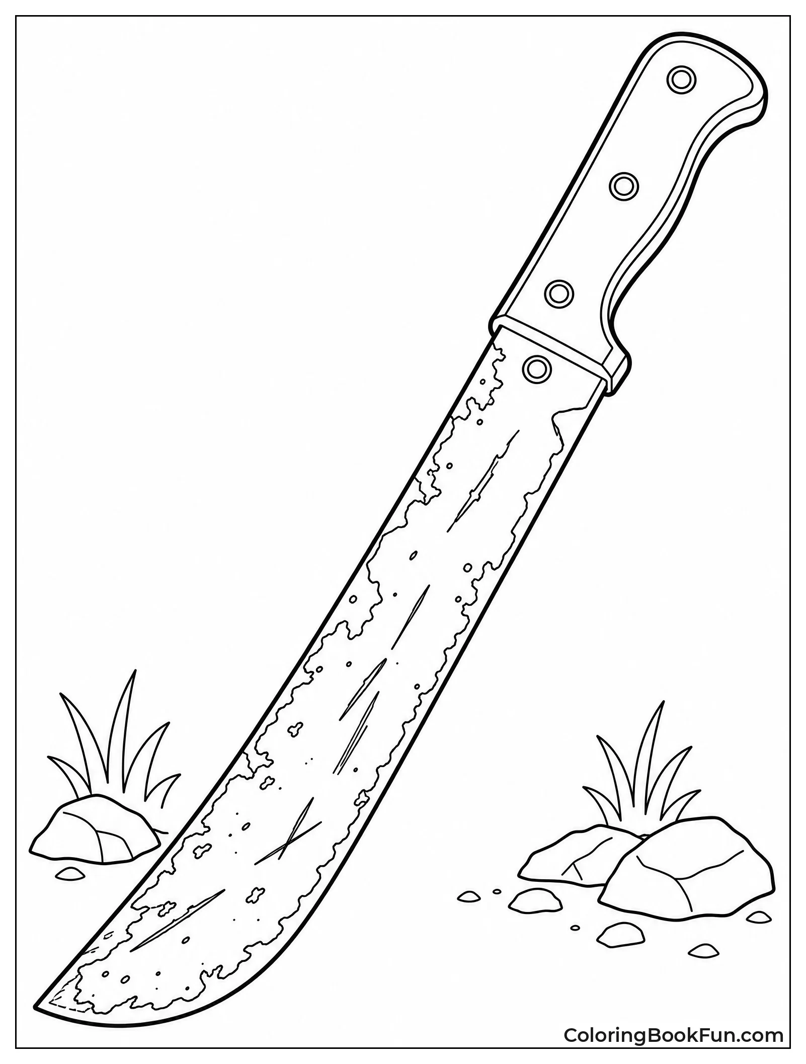 Detailed View of Jason Machete