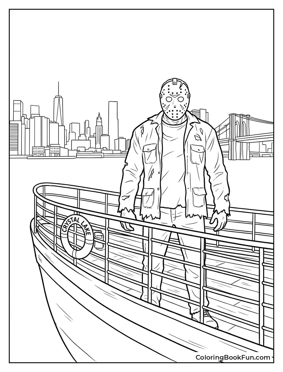 Jason on Ship near New York