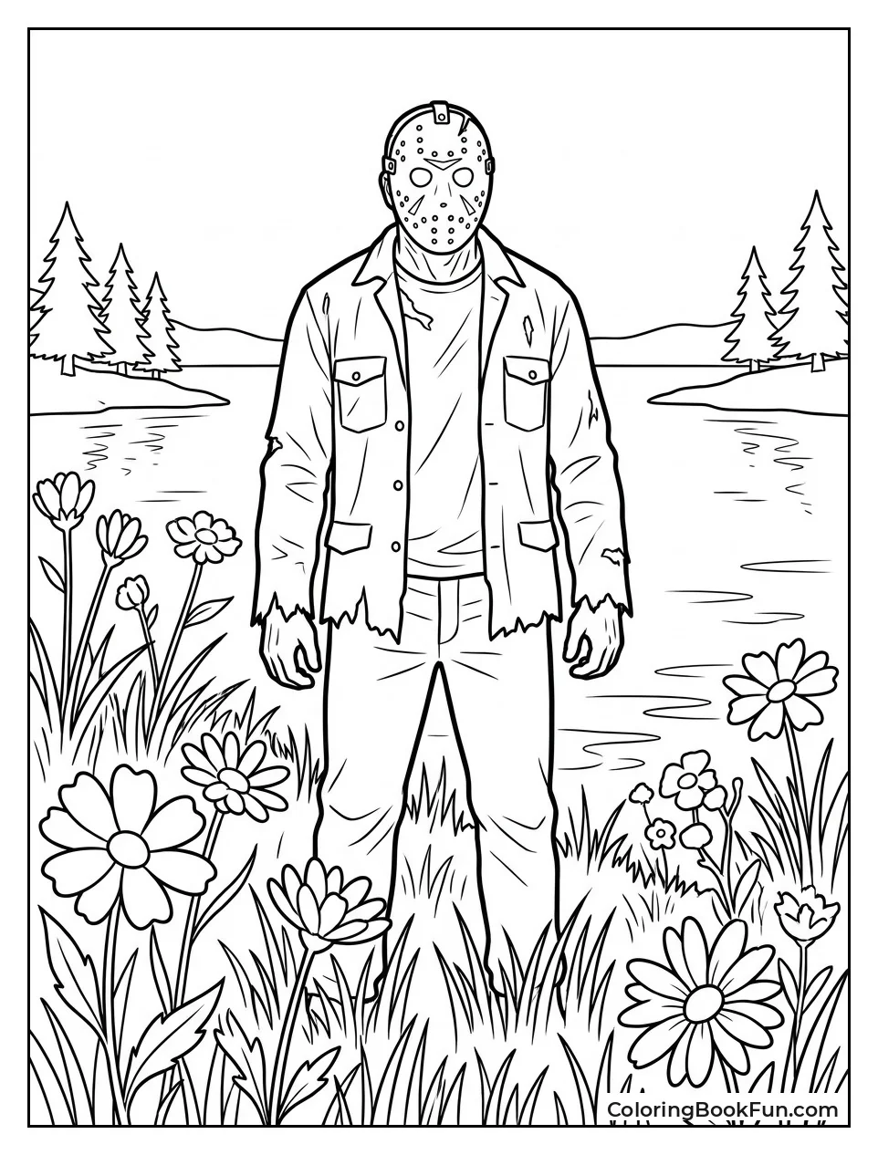 Jason in Field of Wildflowers