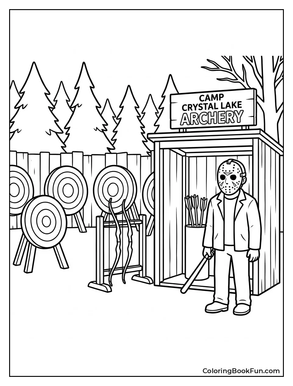 Jason at Camp Archery Range