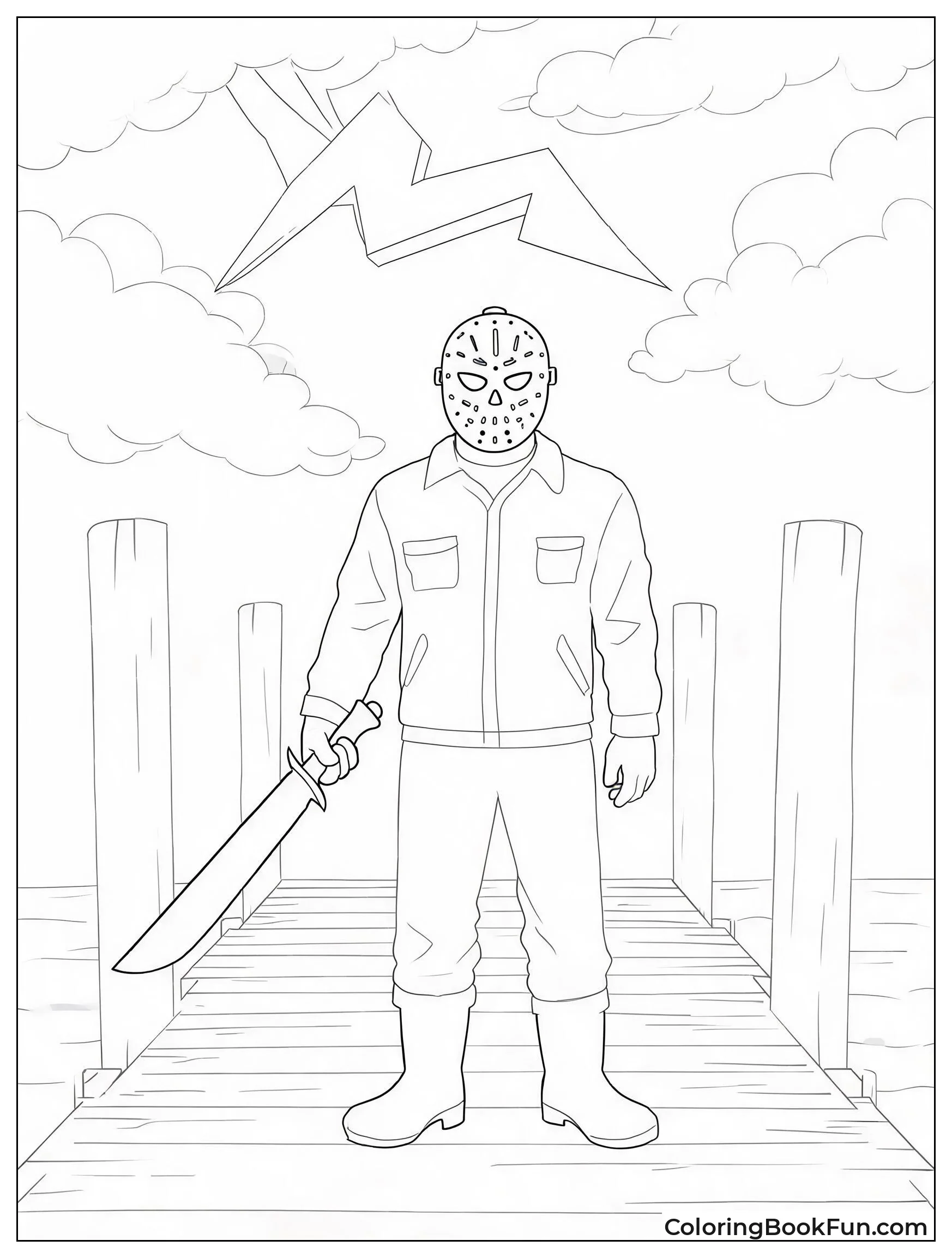 Jason Standing in a Thunderstorm