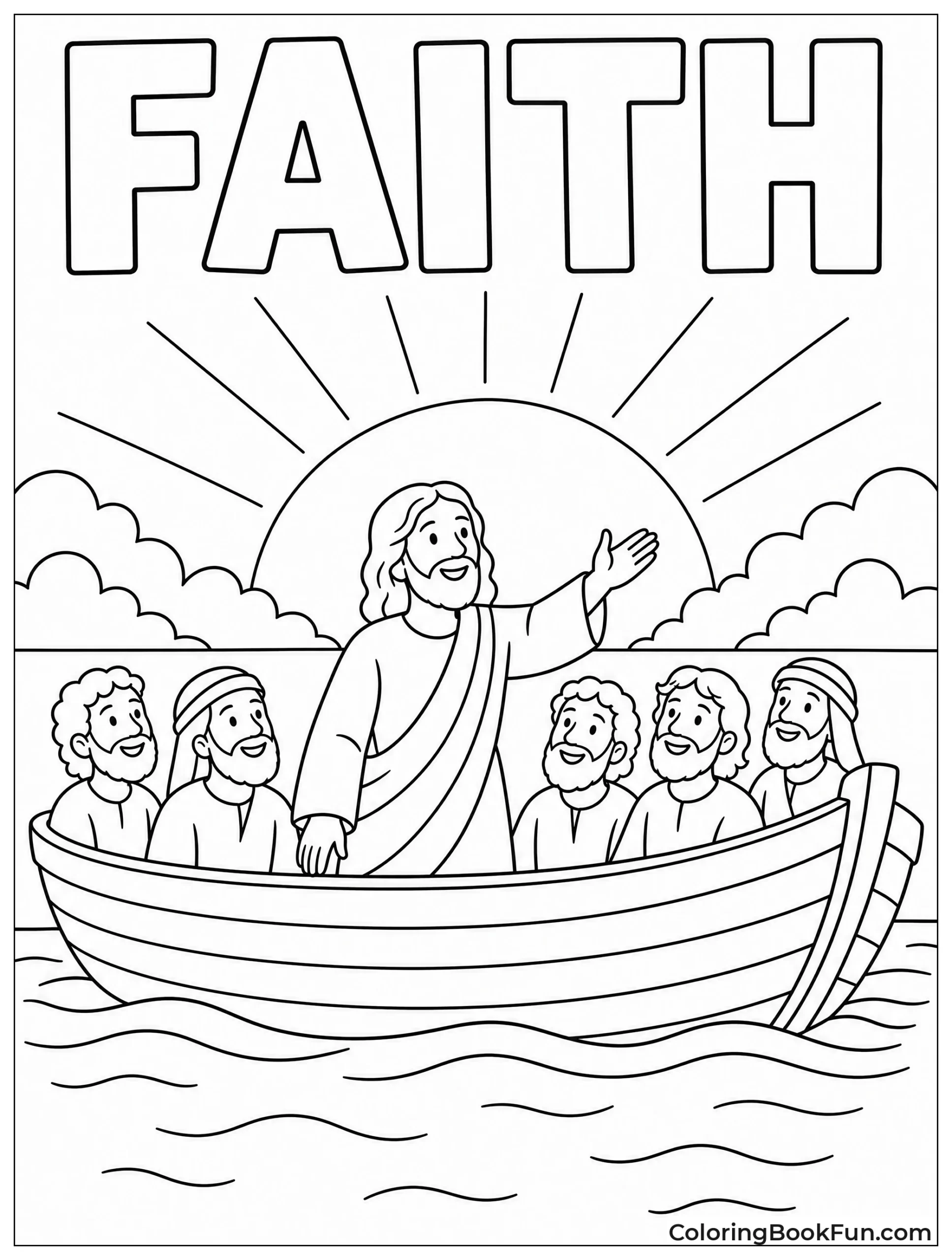 Boat Sails on Calm Waters
