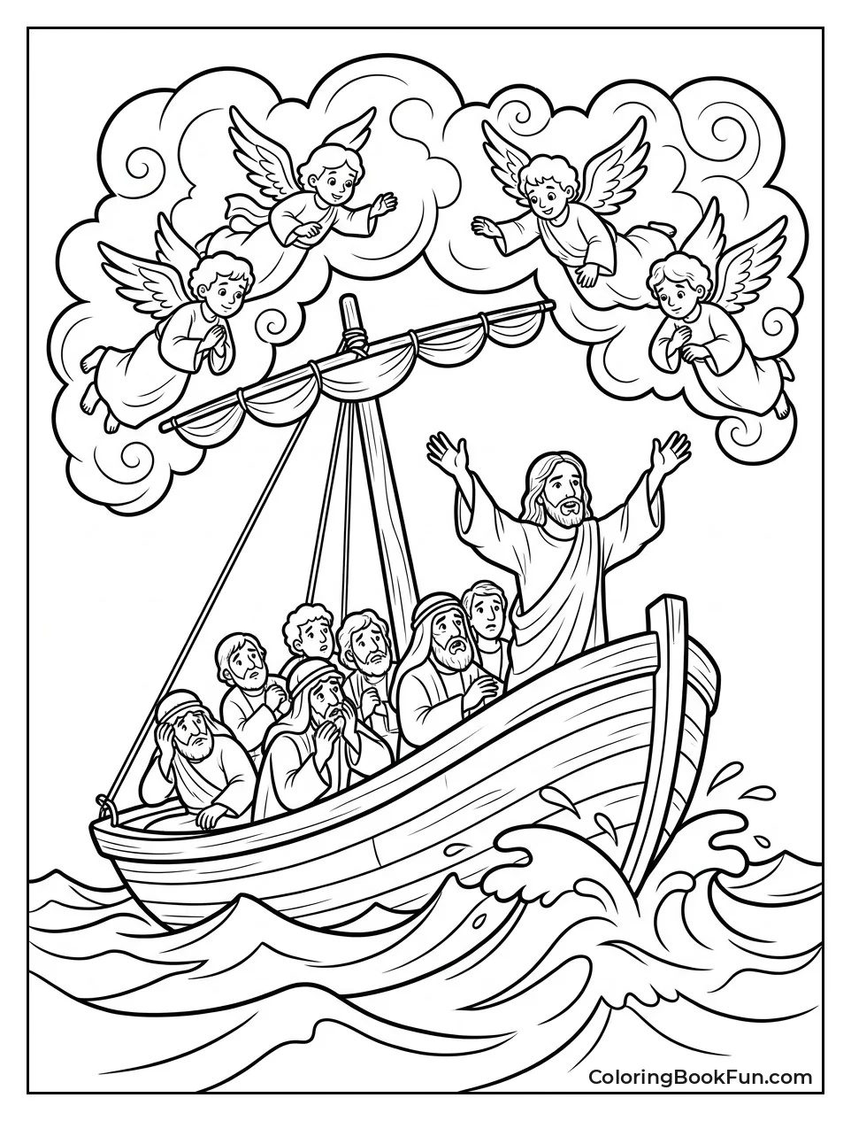 Angels Watch Over Boat