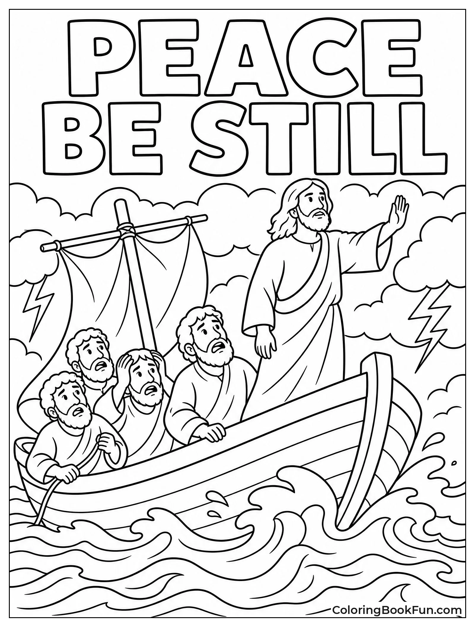 Jesus Commands Storm to Stop