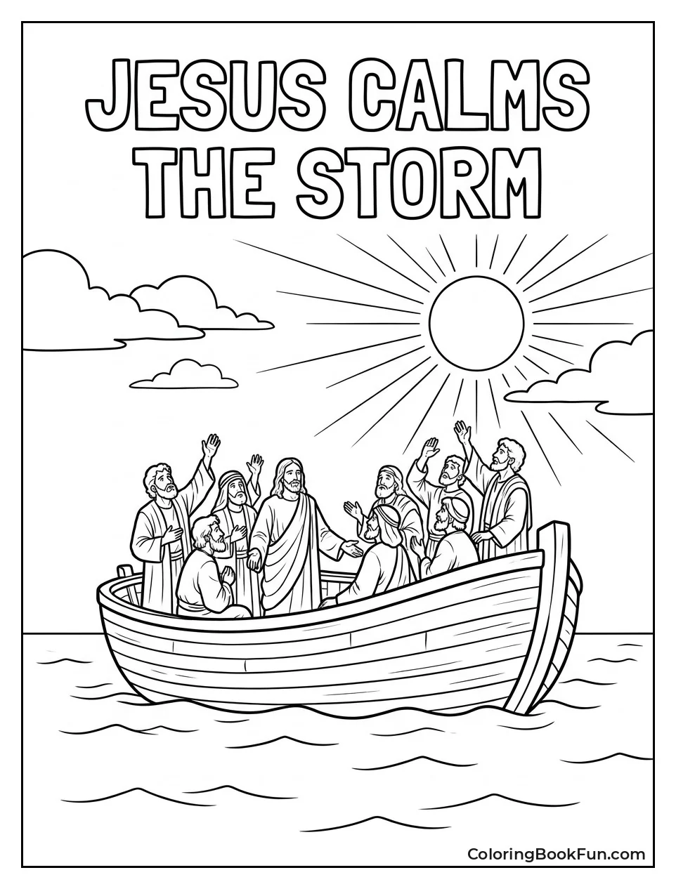 Disciples Praise on Water