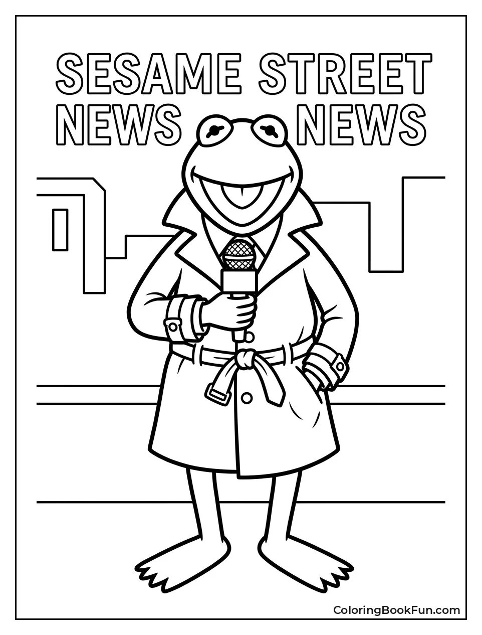 Kermit Reports the News